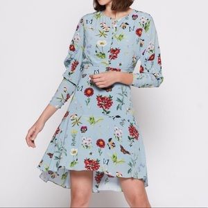 JOIE Tamarice Blue Floral Printed Dress 2